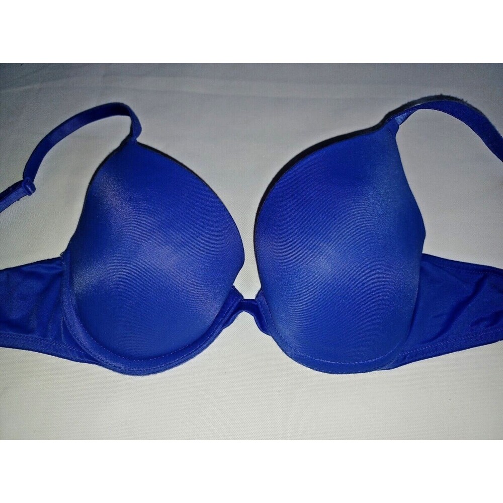 Victoria Secret PINK 34B bra Push Up Wear Everywhere women's Blue purple